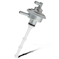 Fraylis Benzinhahn 15 mm mit Filter für Aerox Derbi Peugeot Trekker Speedfight Vivacity Elyseo Runner Piaggio NRG Typhoon Kymco 2004 Vergasertank Vakuum-Benzinhahn Benzinhahn Unterdruck