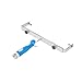 VEVOR 18 Inch Paint Roller Frame, 12-18 in Adjustable Frame with Marked Scale, Lightweight Painting Supplies for Wall House Homes, Metal Roller Tool for Large-Scale Painting Projects, Blue & Silver