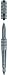 Benchmade - 1100 Series Tactical Pen, Damasteel, Black Ink