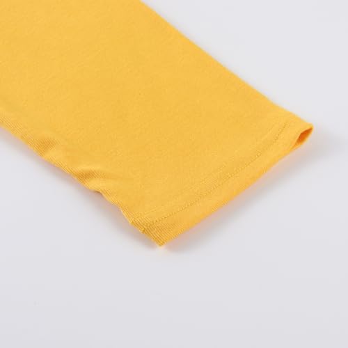 Noomelfish Girls Peplum Tunic Tops Cute Long Sleeve Shirts Blouses (5-12 Years)4