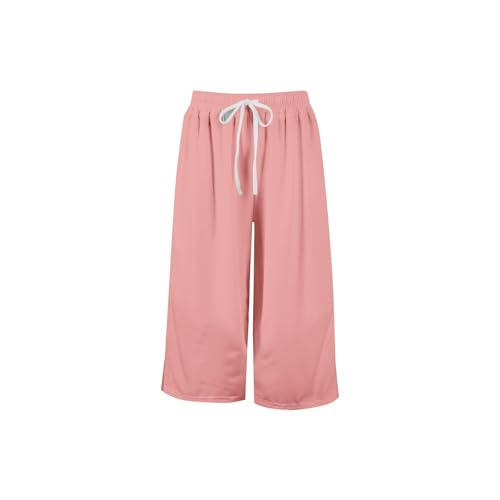 Toddler 𝐃rawstring Baggy Trouser Solid 𝐁𝐨ho Elastic High Waisted Pant Kids Fall 𝐅lowy Casual Straight Pants