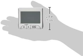 TFA Digital Countdown Timer with Stopwatch, White