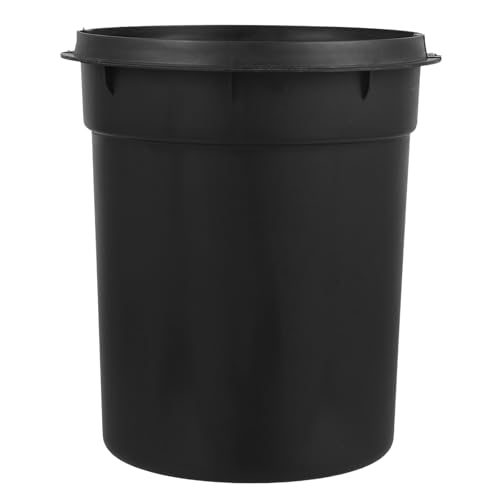 Happyyami Cilindro Interior de Cubo de Basura Doméstico de 3l Negro, Repuesto Plástico Grueso para Papelera de Cocina y Baño, Bolsa de Basura Interior Reutilizable para Dormitorio y Hogar