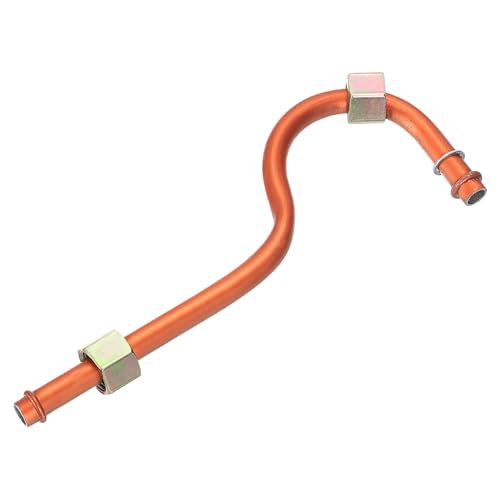 QUARKZMAN Tubo De Escape De Compresor De Aire, Rosca G3/8 Longitud 8' Tuerca Hexagonal Tubo De Aluminio Accesorios De Hardware De Compresor De Aire Piezas De Repuesto (Boca De Punzonado)