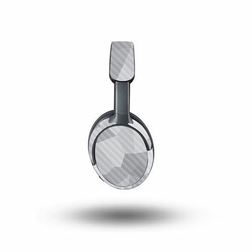 Image of MightySkins Carbon Fiber Skin Compatible with Bose QuietComfort Ultra - Gray Polygon | Protective, Durable Textured Carbon Fiber Finish | Easy to Apply