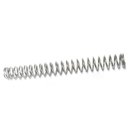 MMTool PRODUCTS® Compression Spring, Grade 2 Spring Steel Wire (PACK OF 2) (OD-12MM, WIRE DIA-1.2MM, LENGTH-75MM, Silver, 2)