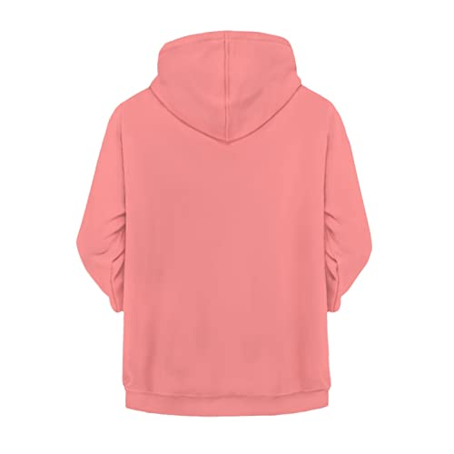Viewamoon Cute Sloth Hooded Sweatshirts For Girls Size 8-11T Pink Athletic Zipper Hoodies With Ribbed Cuffs Design Stylish O-Neck Sweaters Skateboarding Hoody Girls Cute Sports Hoodies #TOP5