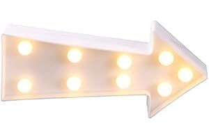 Illuminated Arrow Marquee Sign for Decorations