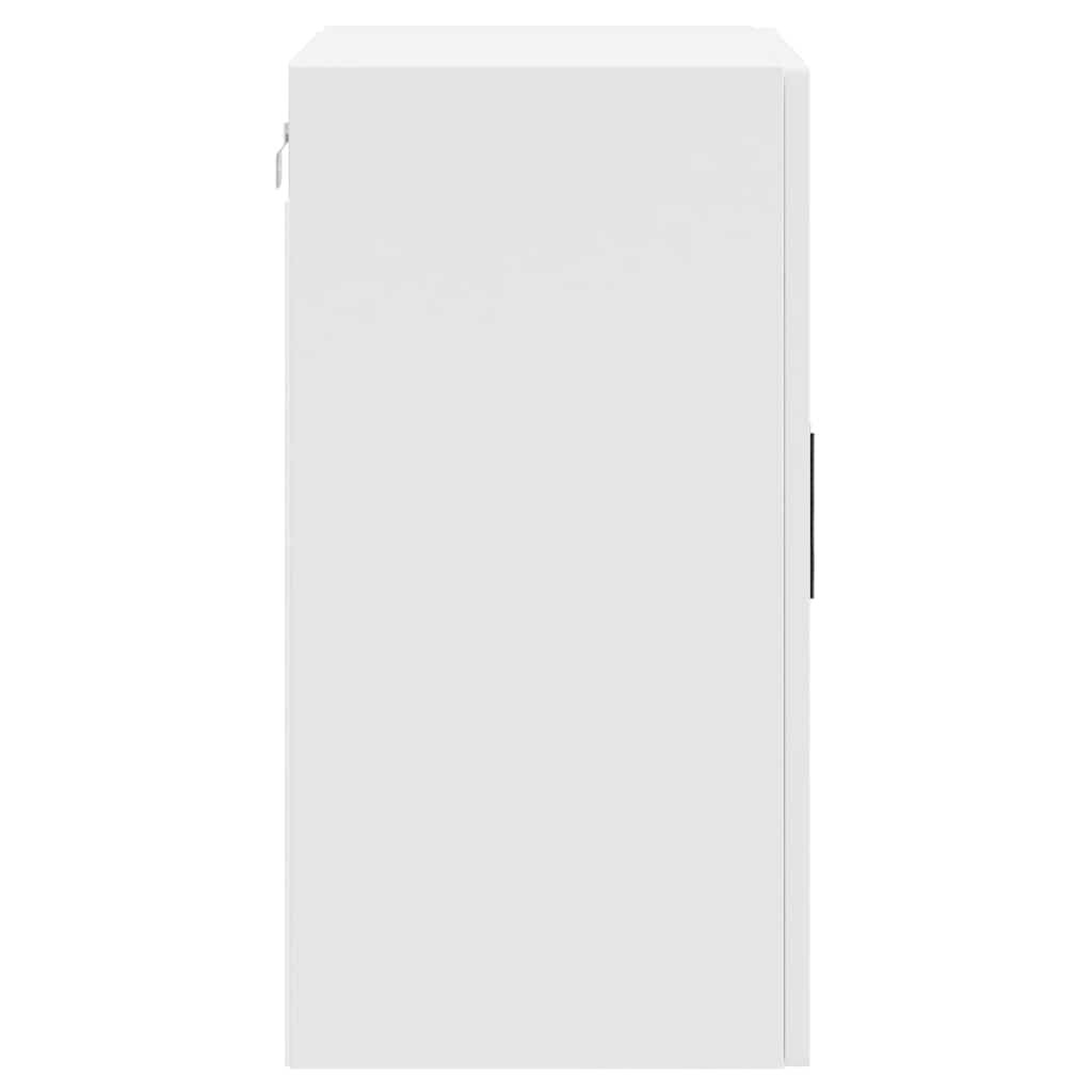 vidaXL Küchen-Hängeschrank Porto Hochglanz-Weiß Holzwerkstoff, Wandschrank Küche, Wandschrank, Oberschrank, Küchenschrank, Hängeschrank