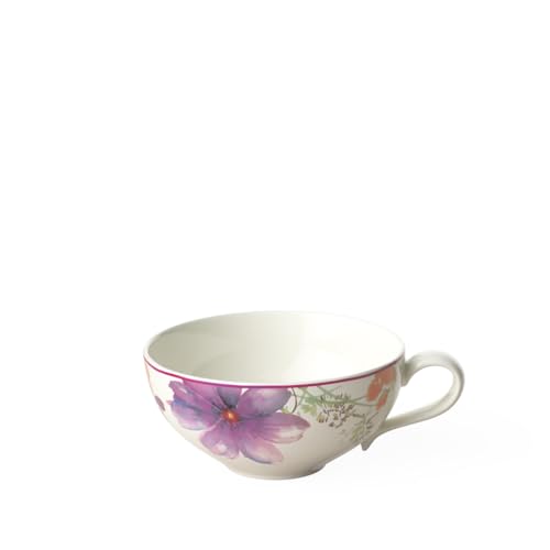 Villeroy und Boch Mariefleur Tea Basic Teetasse, 240 ml, Höhe: 5 cm, Premium Porzellan