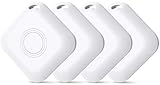 MEETOWN Air Tracker Schlüsselfinder 4er, Bluetooth Smart Tag mit Apple Wo ist, IP67...