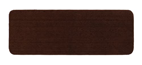 Image of THE HOME TALK Modern Polyester Area Rugs | Carpets for Living Room, Kitchen, Kid's Room, Bedroom | Microfiber Polyester Rugs | Shaggy Floor Carpet | Anti Skid Store (Dark Brown, 50 x 150 cm)