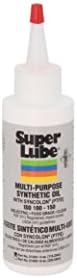 Super Lube 51004 Synthetic Oil with PTFE, High Viscosity, 4 oz Bottle,Translucent white