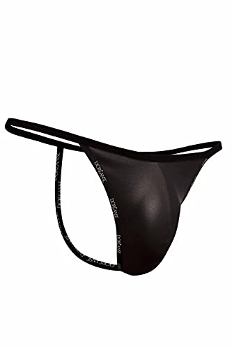 1326-Space Black Flashy G-String Thong