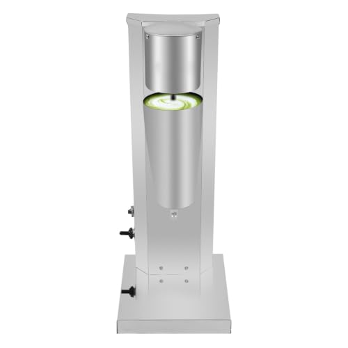 Electric Shake Machine, Commercial Stainless Steel Shake Machine with 2 Cups 650ml/Cup 110V 180W...