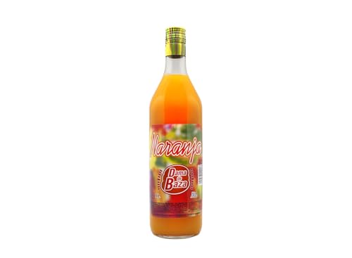 Dama de Baza Licor de Naranja sin Alcohol 1L | Concentrado de Fruta | Jarabe Sabor Naranja Intenso | Ideal para Cócteles, Refrescos y Postres