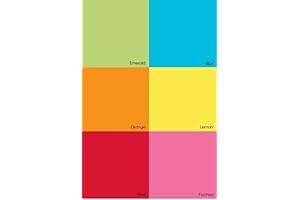 PRINTWORKS BRIGHT NEON COLOR 8.5 X 11 Copy Paper 24 LB 1...