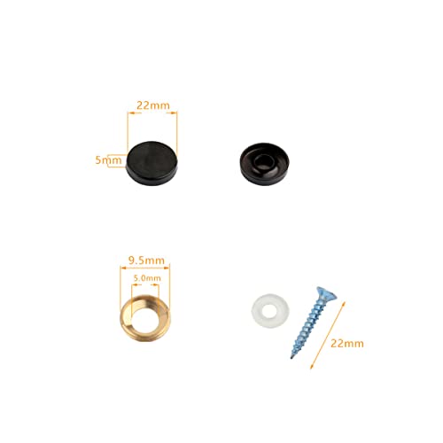 Mirror Screws 22mm Brushed 304 Stainless Steel Cap Cover Nails for Decorative Mirror Sign/Advertising Hardware, Nails - Image 2