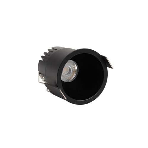 LEDKIA LIGHTING Foco Downlight LED 3W Corte Ø 35 mm Mini Deep 4000K Negro Blanco Neutro
