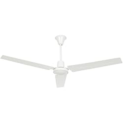 Ventilador Faro Mini Indus Faro Barcelona 33001 - INDUS Ventilador De Techo, color Blanco, 3 aspas