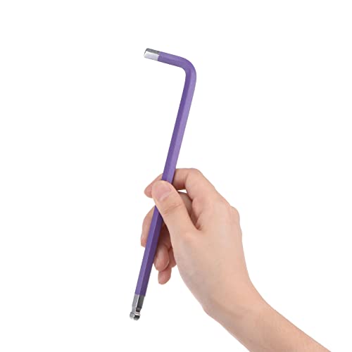 Clé hexagonale 8 mm avec tête sphérique uxcell pour accès difficile - 6