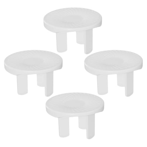 Abaodam 4pièces Lot de Protège-prises Murales Sécurisées Garçon Fille Cache-prises Compatible Prises Broches Installation Facile et Matériaux Sûrs pour Protection Électrique Garçon Fille