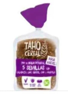 Pan de Molde Integral 5 Semillas con Masa Madre, Bio, en Rebanadas, 400 g. Pack de 2