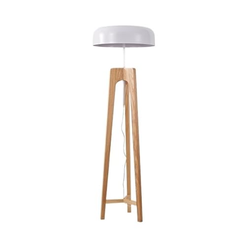 FZL02068LM Lampara de Pie Lámpara de pie con trípode vertical for sofá hotel, estilo retro madera for sala estar, dormitorio y Floor Lamp