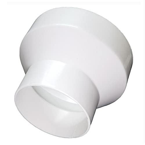 AZITICY PVC Reduzierverbinder Reduzierstück 110mm auf 150mm für Lüftung Rundrohr Ventilation Lüftungskanal Leitungssystem (110mm auf 150mm)