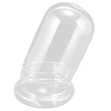 Cloche en verre : une cloche en verre avec socle est une façon élégante de présenter des bougies, des fleurs, des plantes grasses, etc