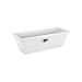elho Barcelona Balkonkasten 70 - Übertopf für Balkon & Außen - Ø 69.8 x H 16.0 cm - Weiß/Weiss