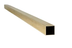 Generisch Messingrohr Vierkantrohr CuZn37 10x10x1mm