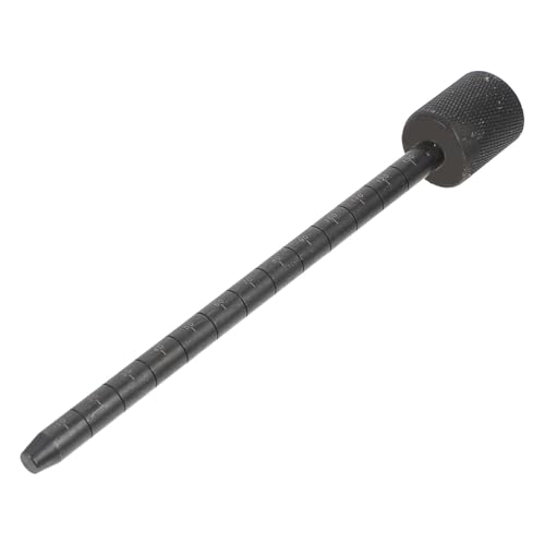 Yardwe Bandeja para Aceite de Transmisión de Acero con Escala Precisa Resistente y Ligera Mango Antideslizante para Coche Medición Fácil Líquido Caja Automática y Manual Color Negro