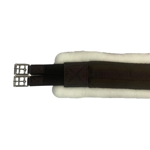 Intrepid International Circunferência inglesa com lã - Circunferência de cavalo leve respirável para