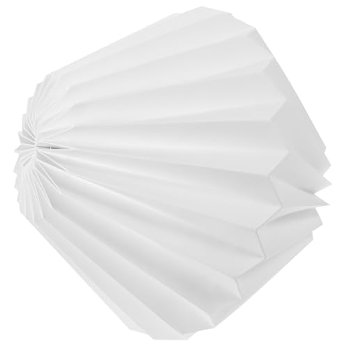 Abat-jour suspendu nordique blanc en papier et métal SHINEOFI
