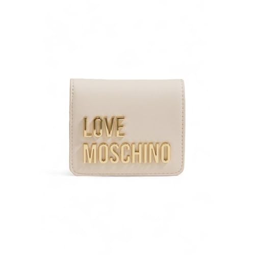 Portefeuille Love Moschino beige JC4270PP0CKE0500 en maroquinerie haut de gamme