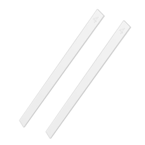 ABOOFAN 2pezzi Righello Di Misurazione in Acrilico Per Cottura Guida Di Spessore Per Impasto Strumento Di Precisione Per Biscotti Pizza e Dolci Misurazione Facile e Portatile Per Cucina e