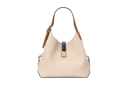 kate spade new york Deco Colorblocked Pebbled Leather Crossbody Tote, Milk Glass Multi