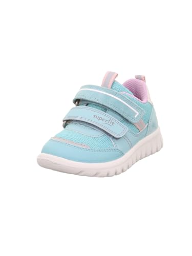 Superfit Mädchen Sport7 Mini 1-006203 Sneaker, Hellgrün Lila 7530, 29 EU