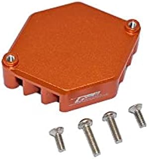 1:10 Lasernut U4 Tenacity LOS03028 / Tenacity DB Pro LOS03027V2 Upgrade Parts Aluminum Electric Control Mount With Heat Sink - 5Pc Set Orange