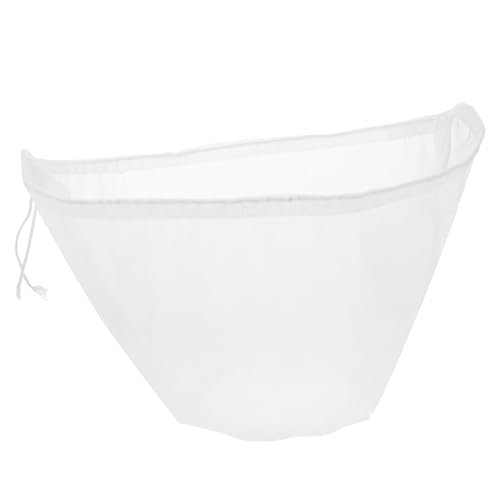 BESPORTBLE Bolsa Coladora de Alimentos de Nylon Reutilizable, Tamaño Mediano 41 Cm, Filtro para Jugos, Miel y Leche de Nueces, Adecuado para Cocina y Colar Frutas y Verduras