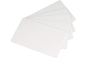 ID Zone Premium White Blank Plastic CR80 30 Mil PVC Cards for...