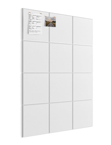 Groß selbstklebend Pinnwand Modern - 12 Stück 30x30x0,9cm...