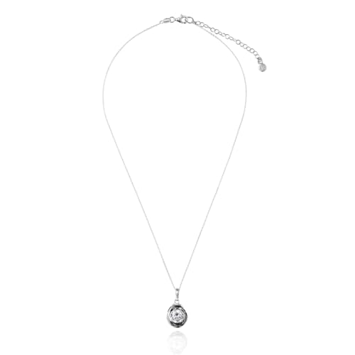 JEAN RACHEL JEWELRY 925 Sterling Silver Necklace for Women - Wire Wrap with Bezel Set Cubic Zirconia Vintage Design - Hypoallergenic, Lead & Nickel Free - Artisan Handcrafted Statement Necklace3