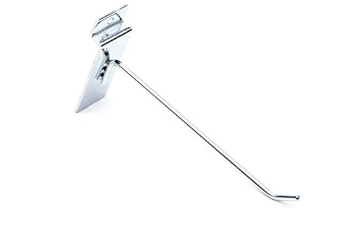 10x Gancho Soporte de Acero para Expositor de Panel Lama | Longitud 20cm