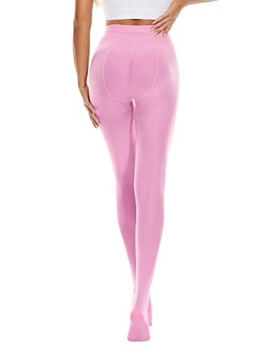 Image of Century Star Womens Tights Opaque Ballet Dance Stockings Tummy Control Top Pantyhose Run Resistant 80D High Waist Leggings