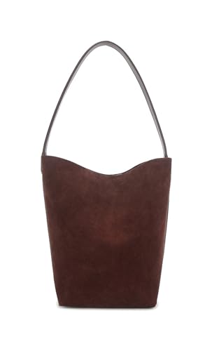 Genuine Leather Casual Stitch Handbags Hobo Ladies Top Handle Bag Purses Bucket Tote Shoulder Bag for Women Suede