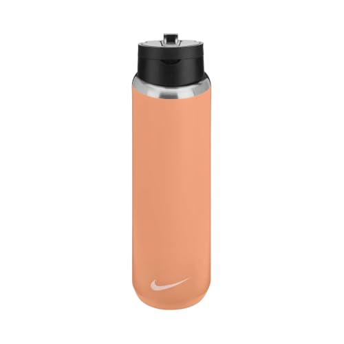 Botella de agua Nike de diseño ergonómico exclusivo en Apricot Agate y Sail de 709 ml