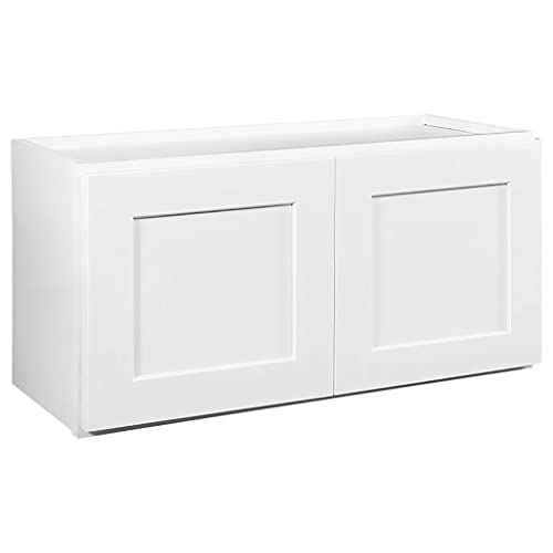 Image of Design House Brookings Kitchen Bridge Wall Cabinet, 36 inch, White