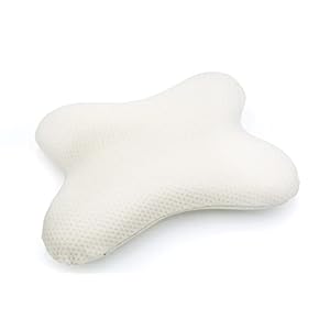 Lifenaxx Kissen gegen Nackenschmerzen / ergonomisches Kopfkissen für Rücken- und Seitenschläfer LX-036 – Hergestellt aus hochwertigem Memory-Schaum